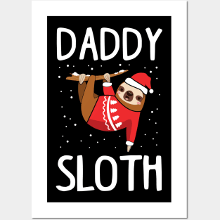 Matching Sloth Ugly Christmas Sweatshirts Posters and Art